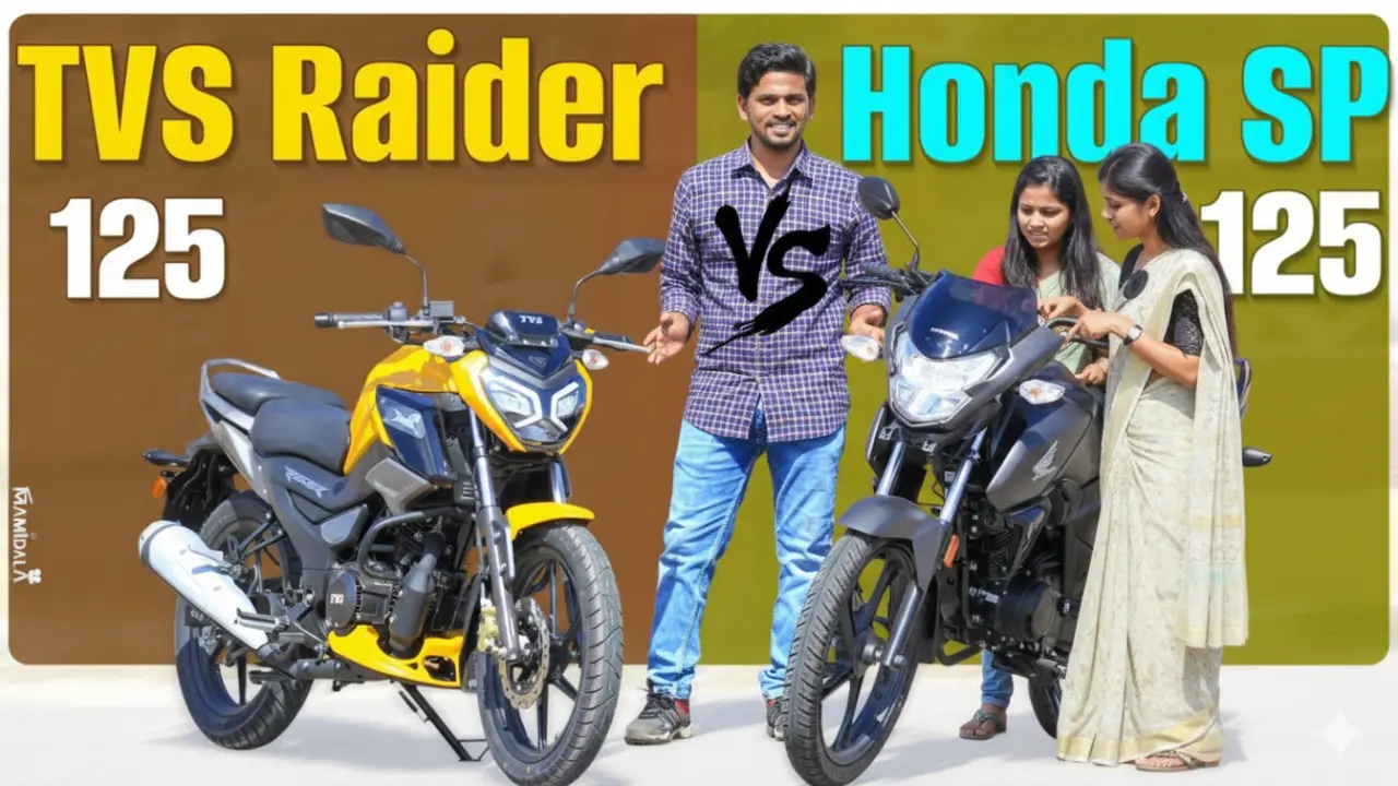 Honda SP 125 Vs TVS Raider 125